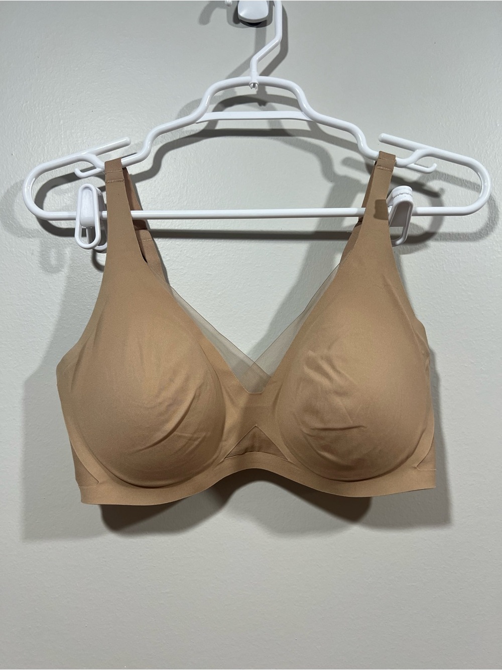 Honeylove Crossover Sand Nude Bra Size 34D